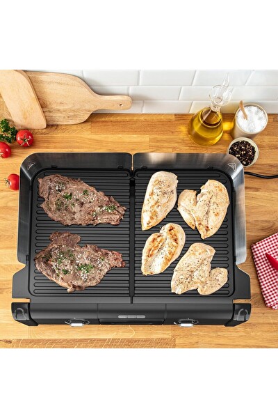 Tefal Family 2400 W Çift Termostatlı XXL Yüzey ve Az Dumanlı 10 Kişilik Elektrikli Izgara