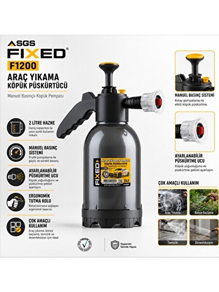 Fixed Araç Yıkama Köpük Pompası 2 L