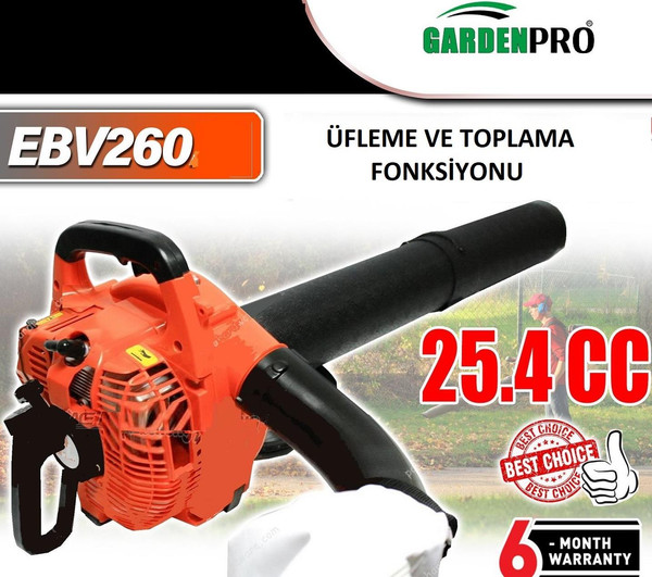 Garden Pro EBV 260 Benzinli Yaprak Toplama - Üfleme Makinesi