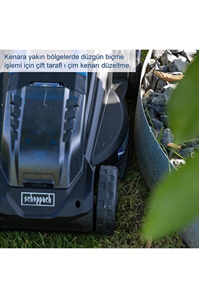 Scheppach BC-MP320 1X4.0 Ah Akülü Çim Biçme Makinesi - 5911413403