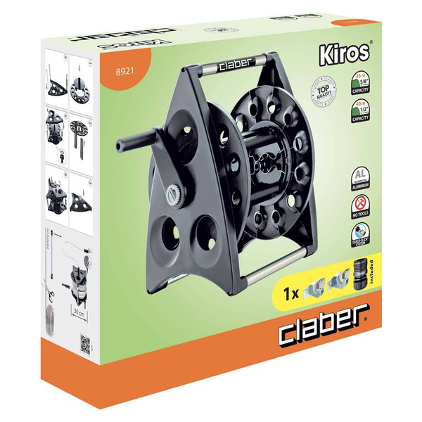 Claber Kiros 40 Metre Hortum Makarası 8921