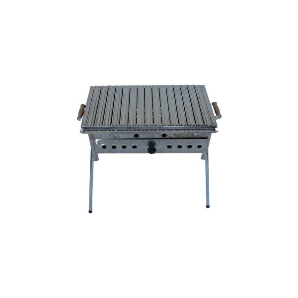 Erçelik ETM-02 Büyük Boy Lav Taşlı Tüplü Mangal 32x54x22 CM