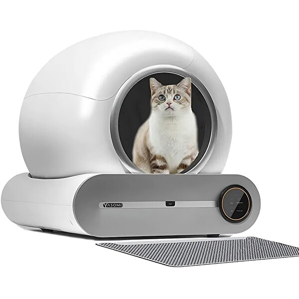 Yasomi Smart Cat Cleaner 9 L Kapasiteli ve Wi-Fi Uygulama Bağlantılı Kedi Tuvaleti