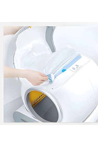 Yasomi Smartcat Cleaner Kedi Tuvaleti Uyumlu 50 MM x 46 MM Büzgülü Çöp Poşeti 3'lü Set (3x15 Adet)