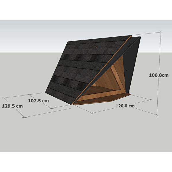 Mandu Ahşap Köpek Kulübesi