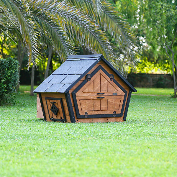 Mandu Ahşap Tavuk Kümesi ve Güvercin Evi - 6 Tavuk Kapasiteli