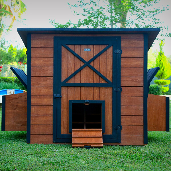 Mandu Ahşap Tavuk Kümesi - 30 Tavuk Kapasiteli