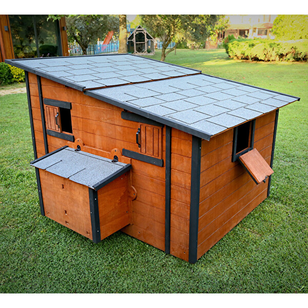 Mandu Ahşap Tavuk Kümesi - 30 Tavuk Kapasiteli