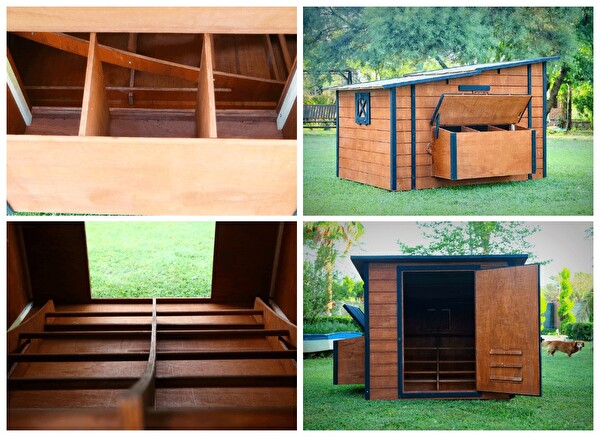 Mandu Ahşap Tavuk Kümesi - 30 Tavuk Kapasiteli