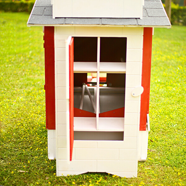 Mandu Ahşap Bahçeli Tavuk/Kuş Kümesi (Mini Çiftlik)