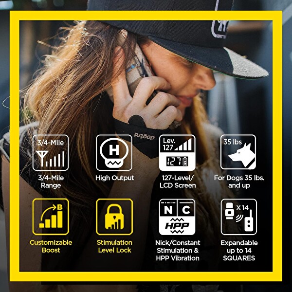 Dogtra 1900S Handsfree Plus Güçlendir Ve Kilitle Uzaktan Köpek Eğitimi