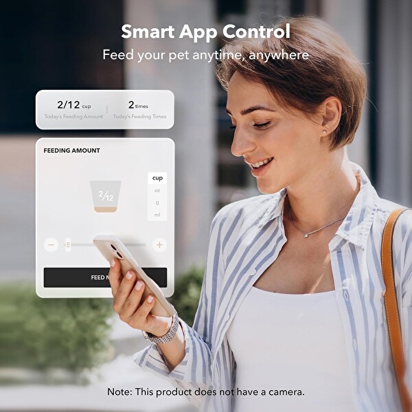 Petlibro Otomatik Kedi Mama Kapları 5G WiFi Evcil Hayvan Besleyici - Siyah