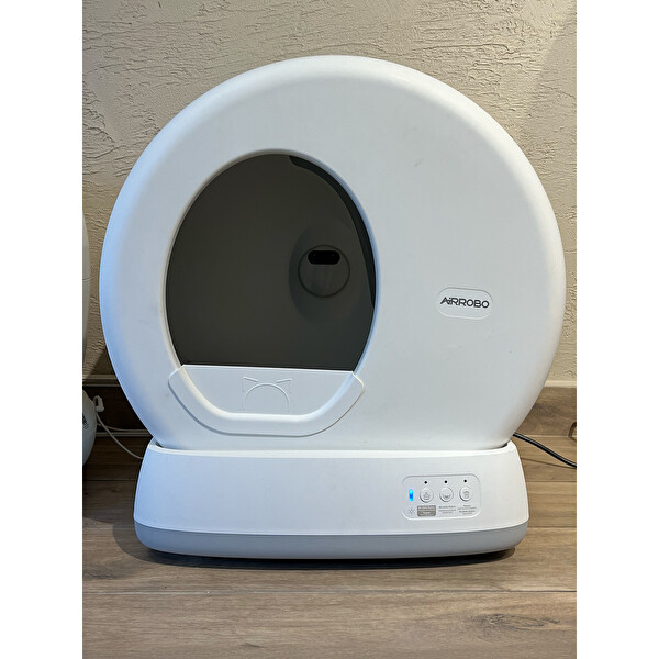 Ubtech C10 Pro+ Kameralı Otomatik Akıllı Kedi Tuvaleti için Aparat - Kum Sıçratma Önleyici Aparat