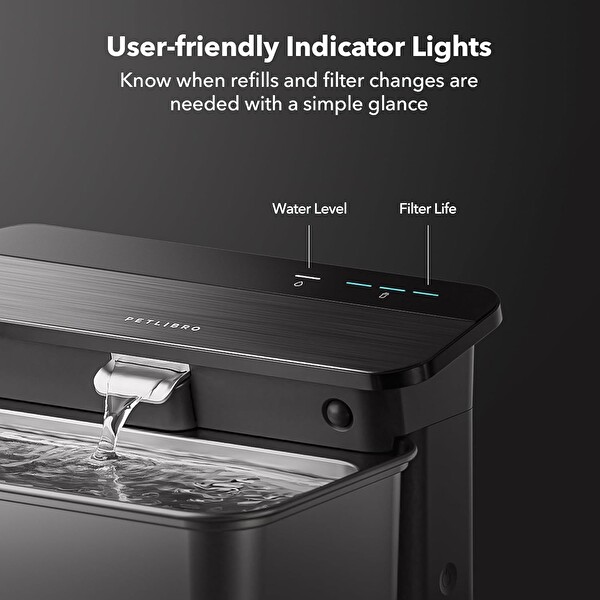 Petlibro Ultrafiltrasyon 2.5L 84 Oz Kedi Su Çeşmesi