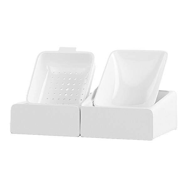 Yasomi DU-F03V Smartpaw+ 2si1 Arada 4-5 L Kapasiteli Pilli-Kablolu Akıllı Beyaz Otomatik Mama ve Su Kabı