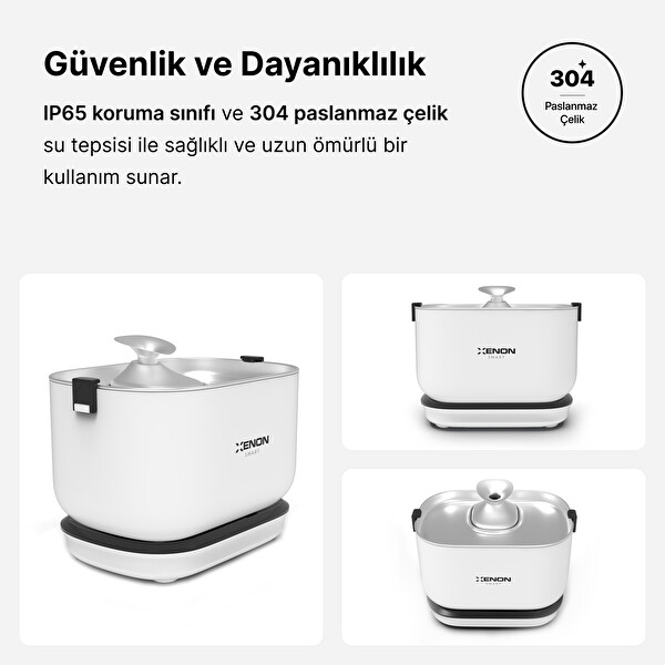 Otomatik Şarj Edilebilir Bataryalı Kedi Su Sebili Kablosuz Su Şelalesi Ultra Sessiz Çelik Su Pınarı X8652