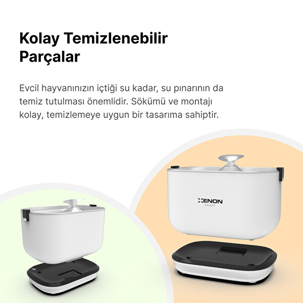 Otomatik Şarj Edilebilir Bataryalı Kedi Su Sebili Kablosuz Su Şelalesi Ultra Sessiz Çelik Su Pınarı X8652