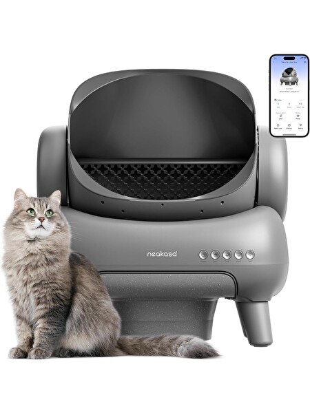 Neakasa Üstü Açık Akıllı Full Otomatik Kedi Tuvaleti - App Kontrol UV Temizleme
