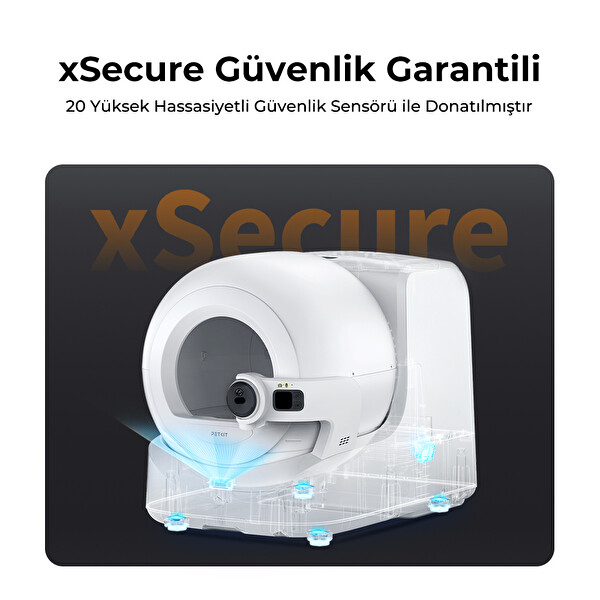 Petkit Purobot Ultra Akıllı Kedi Tuvaleti Beyaz (Resmi Distribütör Garantili)