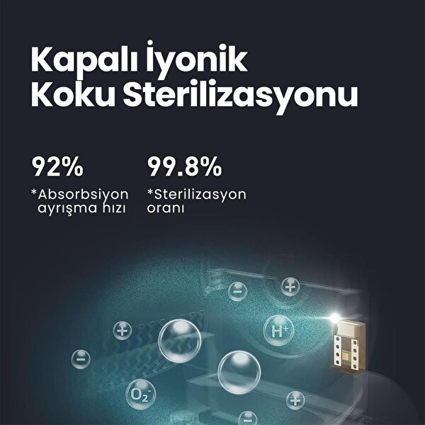 Groove Q-Clean Wi-Fi Otomatik Akıllı Kedi Tuvaleti Turuncu Ultra Sessiz - Akıllı Sprey Koku Giderici - APP Kontrol