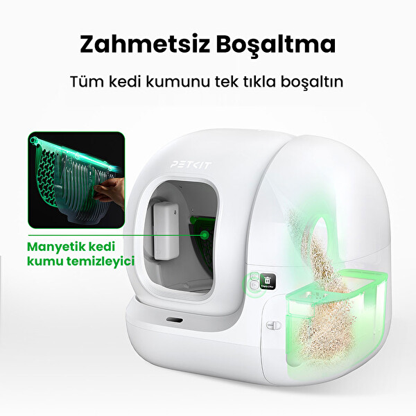 Petkit Pura Max 2 ve Purobot Max Pro Uyumlu Manyetik Kum Temizleyici