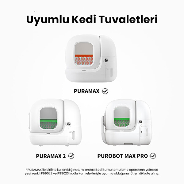 Petkit Manyetik Geniş Delikli Kum Temizleyici Set
