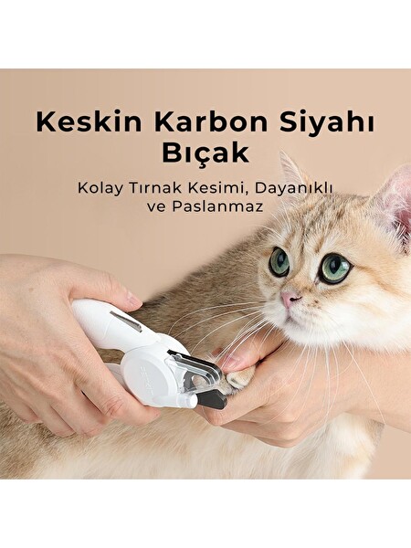 Petkit Ledli Kedi Tırnak Makası Pro