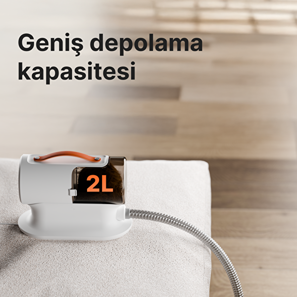 Xenon Smart Kedi Köpek Tüy Bakım Seti 5'i 1 Arada Evcil Hayvan Tıraş Makinesi Filtreli Tüy Toplayıcı X6301