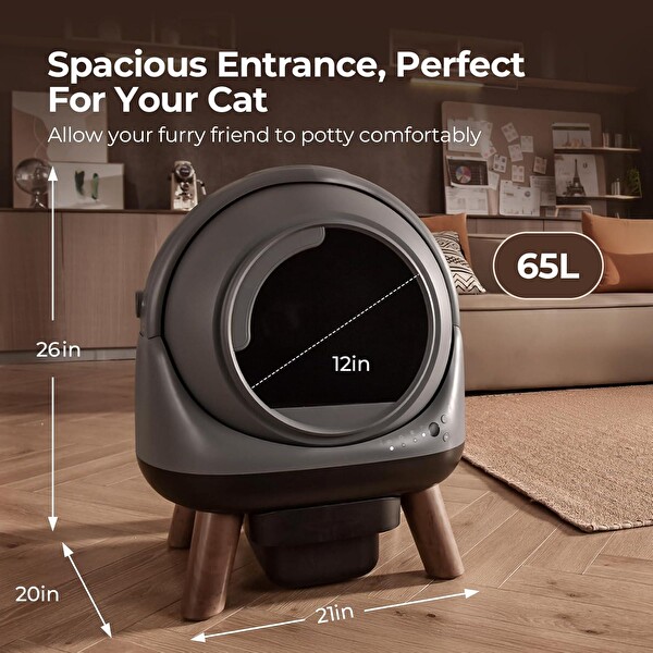 Els Pet Otomatik Koku Kontrollü Akıllı Kedi Tuvaleti