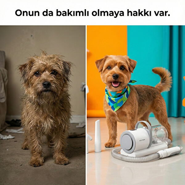 Neutron Akıllı Evcil Hayvan Bakım Seti - Kedi - Köpek Bakım Seti