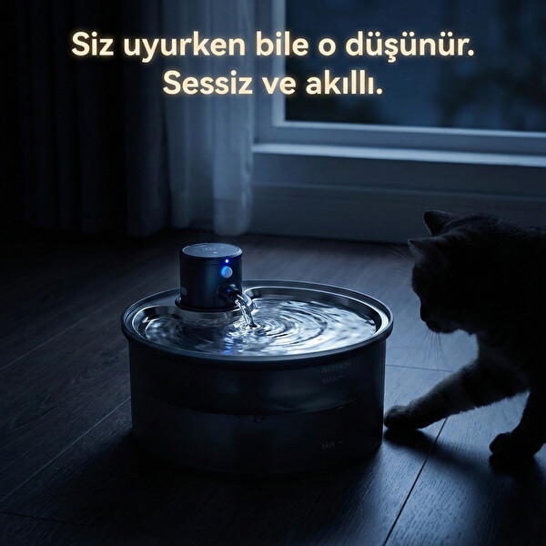Neutron Akıllı Su Kabı - Evcil Hayvan Su Kabı Otomatik Su Çeşmesi