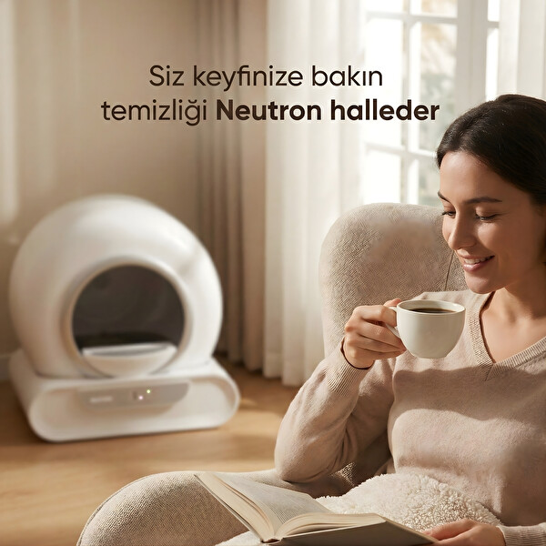 Neutron NTL-PW-65B Yeni Nesil Akıllı Otomatik Kedi Tuvaleti