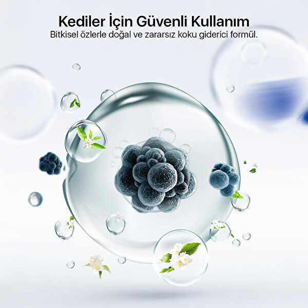 UBPet Odor Eliminator Akıllı Kedi Tuvaletleri İçin Koku Giderici Ferahlatıcı Özel Koku Jeli 3’lü Paket