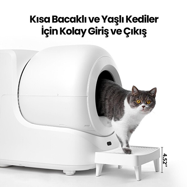 Pekit Akıllı Kedi Tuvaleti Basamağı