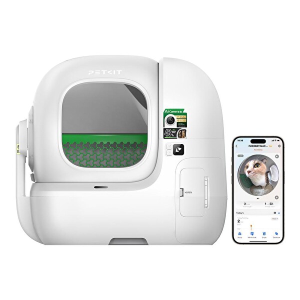 Petkit Purobot Max Pro 2 Kedi Tuvaleti Yumshare Kameralı Çift Hazneli Akıllı Mama Kabı Eversweet 3 Pro Su Pınarı