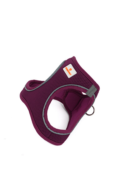 Gobypet Kediler Ve Köpekler İçin Rahat Dayanıklı Mor Göğüs Tasması M