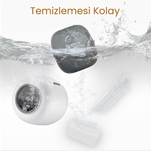 Petfit Ti+ 65L Wi-Fi Akıllı Otomatik Kedi Tuvaleti Kum Kabı Siyah - Ultra Sessiz - APP Kontrol - Akıllı Sensör - UV Filtre