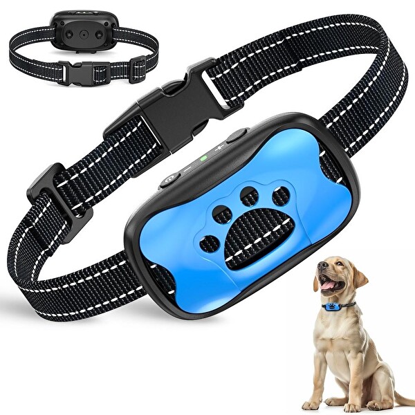 Valkyrie Köpek Havlama Önleyici Tasma Şarjlı Titreşim ve Ses Uyarılı IP67 Su Geçirmez Eğitim Tasması