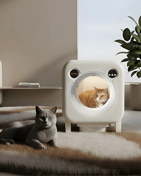 Bezt Smart Cat Pro Kameralı Otomatik Akıllı Kedi Tuvaleti