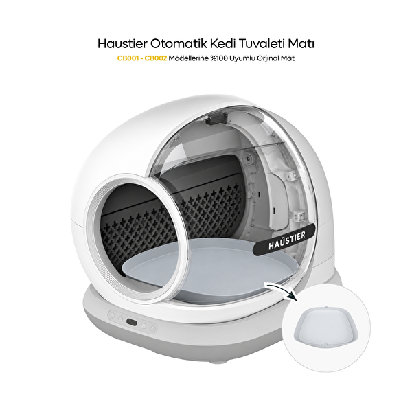Haustier CB001-CB002 Otomatik Kedi Tuvaleti Uyumlu Mat