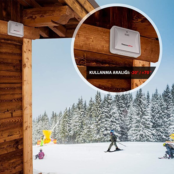 ThermoPro TX-2 TP60S/TP63A/TP65A/TP67A için İlave Dış Sensör