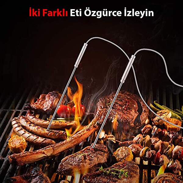 ThermoPro TP28 150 M Mesafeli Kablosuz Profesyonel Saplama Gıda ve Izgara Termometresi