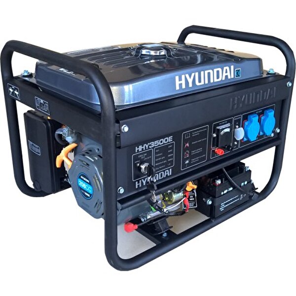 Hyundai Hyundai HHY3500E 3.8 kVA Marşlı Benzinli Jeneratör