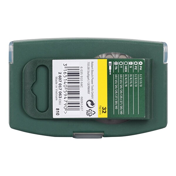 Bosch 32 Parça Tornavida Vidalama Ucu Seti