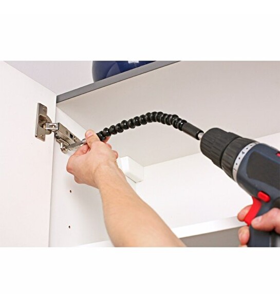 Bosch Esnek Bükülebilir 30 CM Uzatma Adaptörü 10 Parça Vidalama Ucu Seti