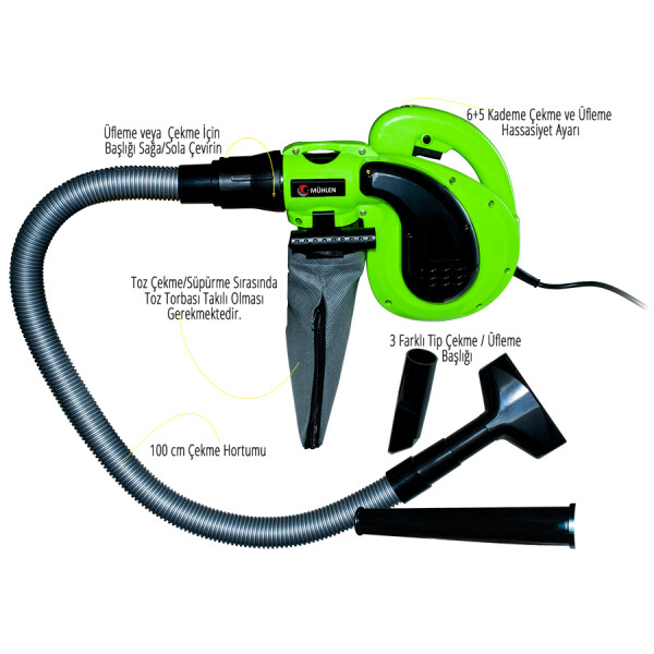 Mühlen RC999 Hava Üfleme Temizlik Kompresörü