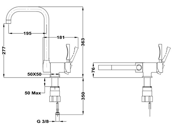 Teka MTP 984 Krom Armatür 116030000