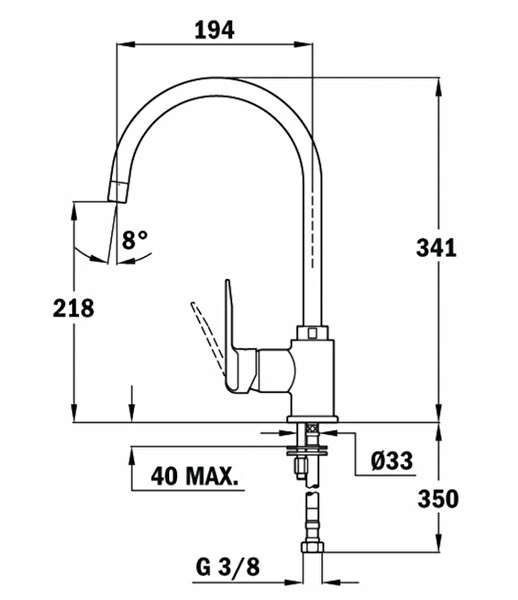 Teka SP 995 Krom Armatür 559950200