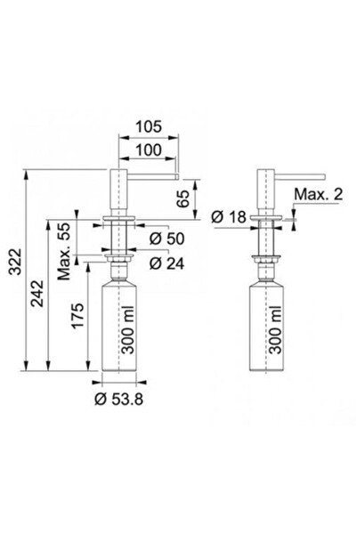 Franke Copper Sıvı Sabunluk 112.0625.486