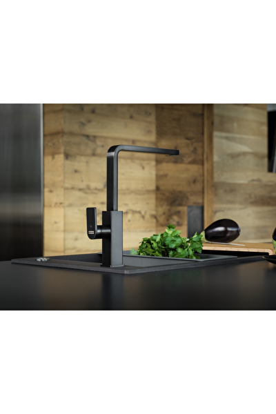 Franke Mythos Flat Black Steel Evye Bataryası 115.0550.441